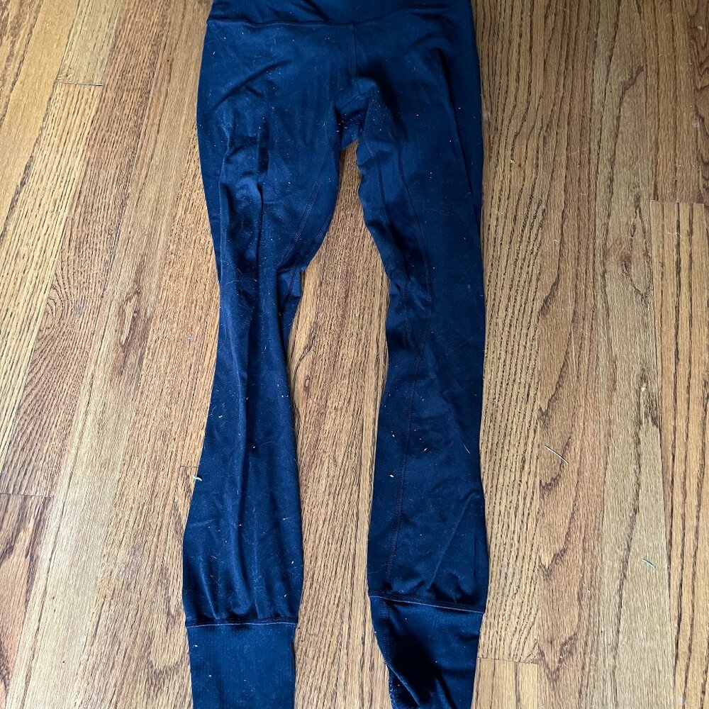 Womens black Lululemon Leggings - Small